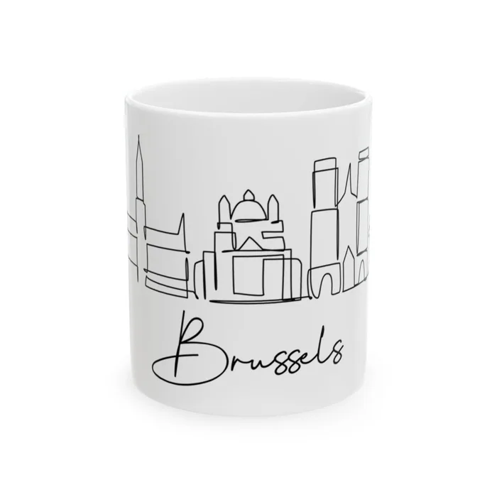 Brussels Skyline Mug