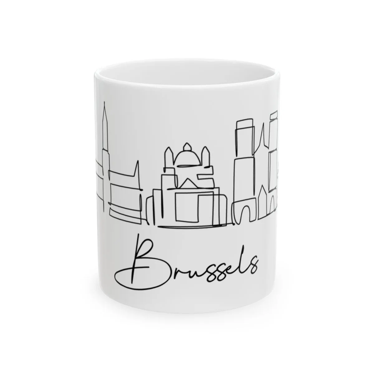 Brussels Skyline Mug