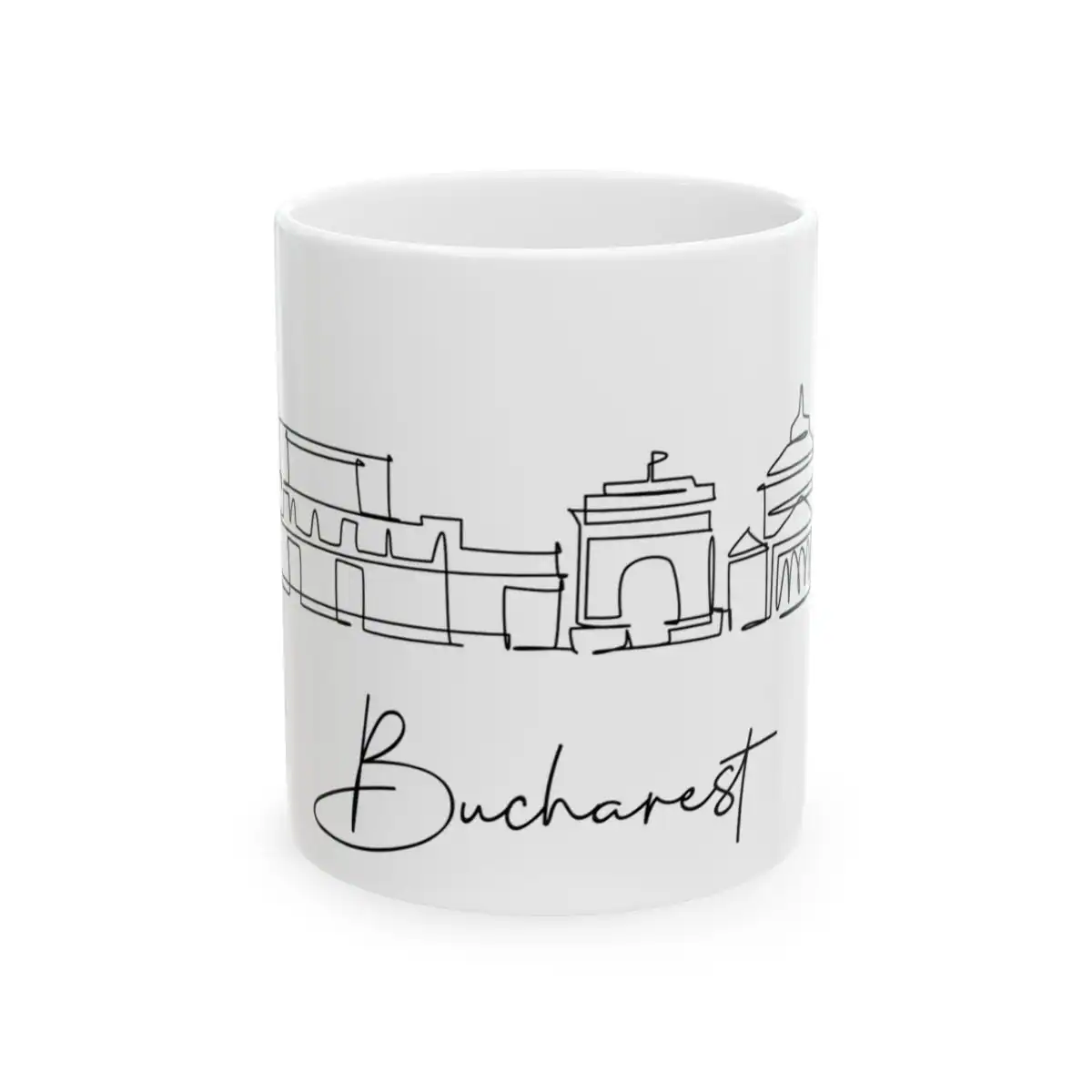 Bucharest Skyline Mug