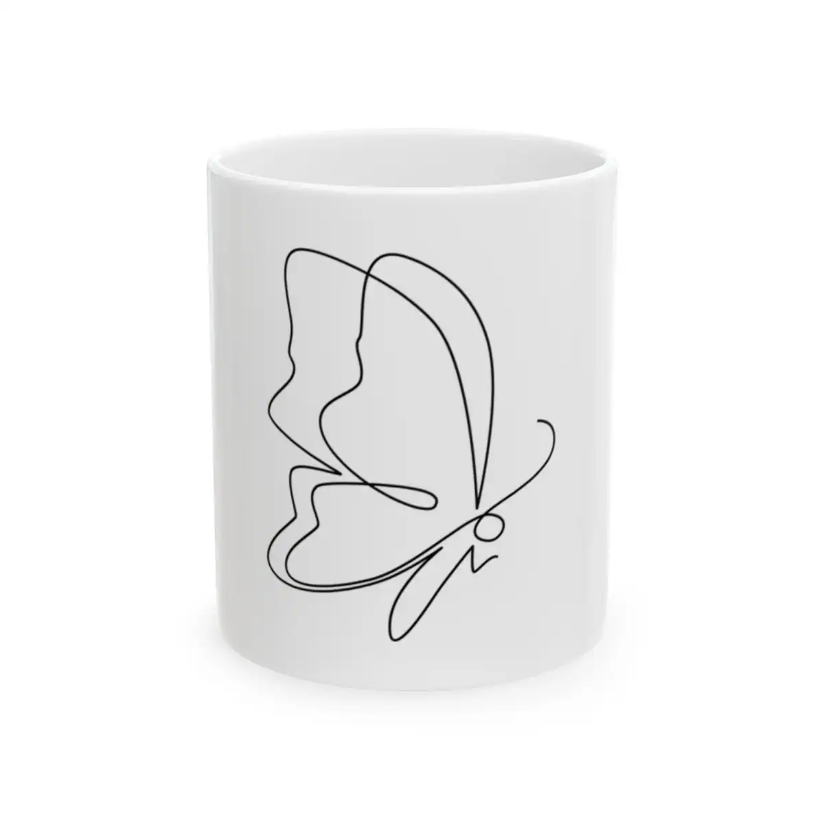 Butterfly One Line Art Mug