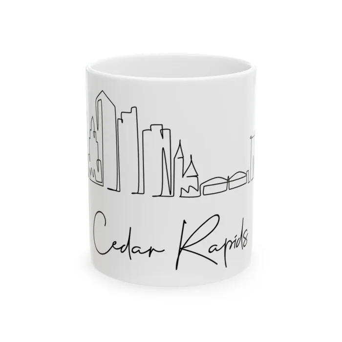 Cedar Rapids Skyline Mug