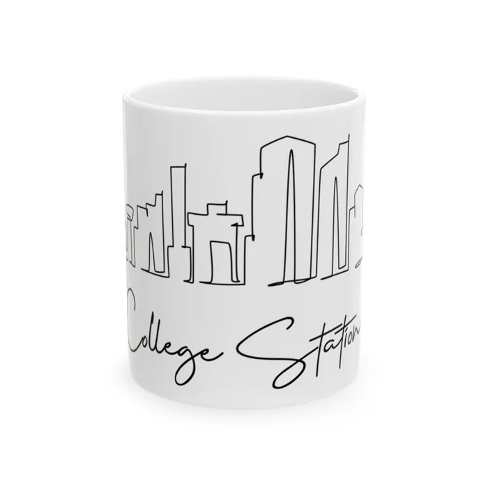 College Station Skyline Mug