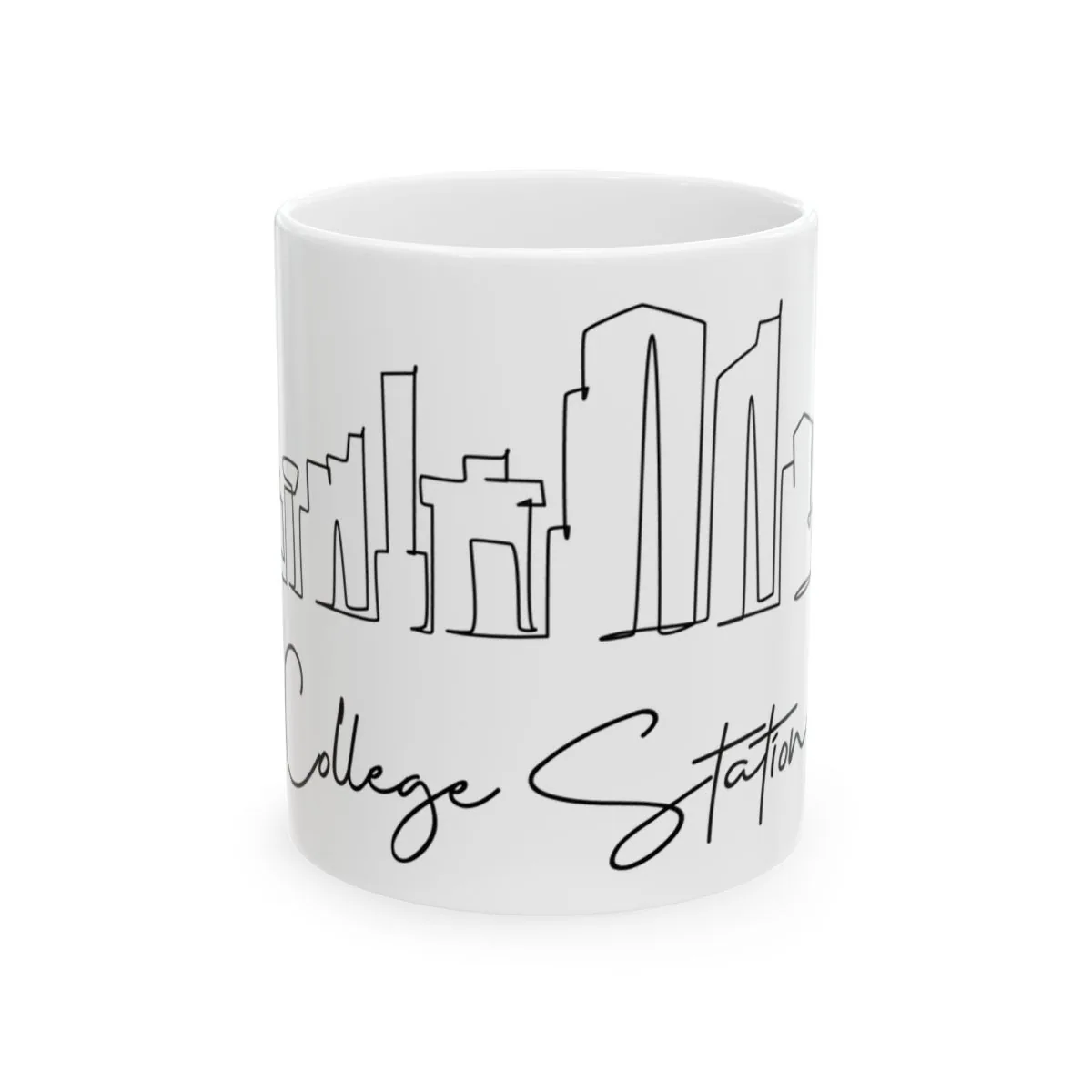 College Station Skyline Mug