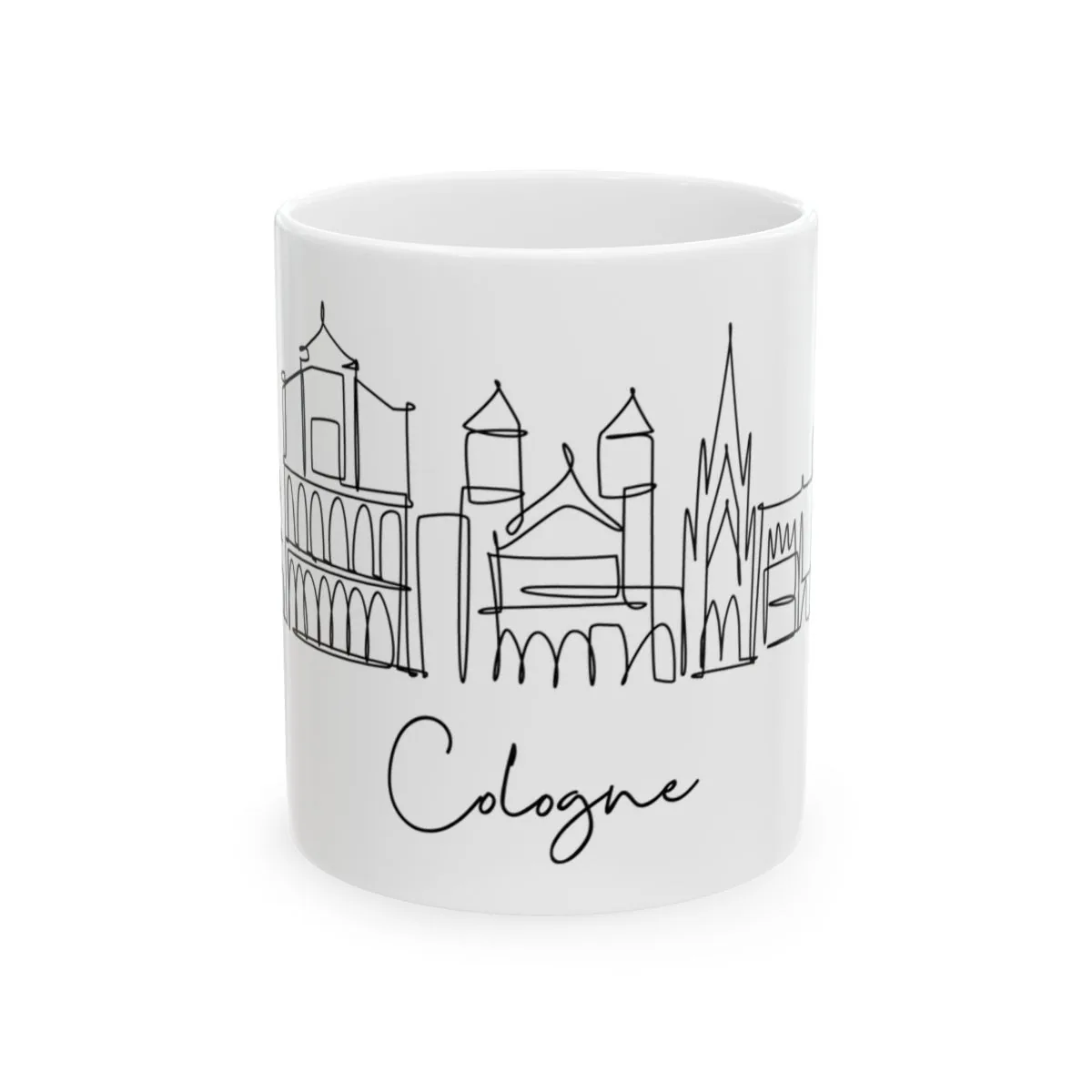 Cologne Skyline Mug