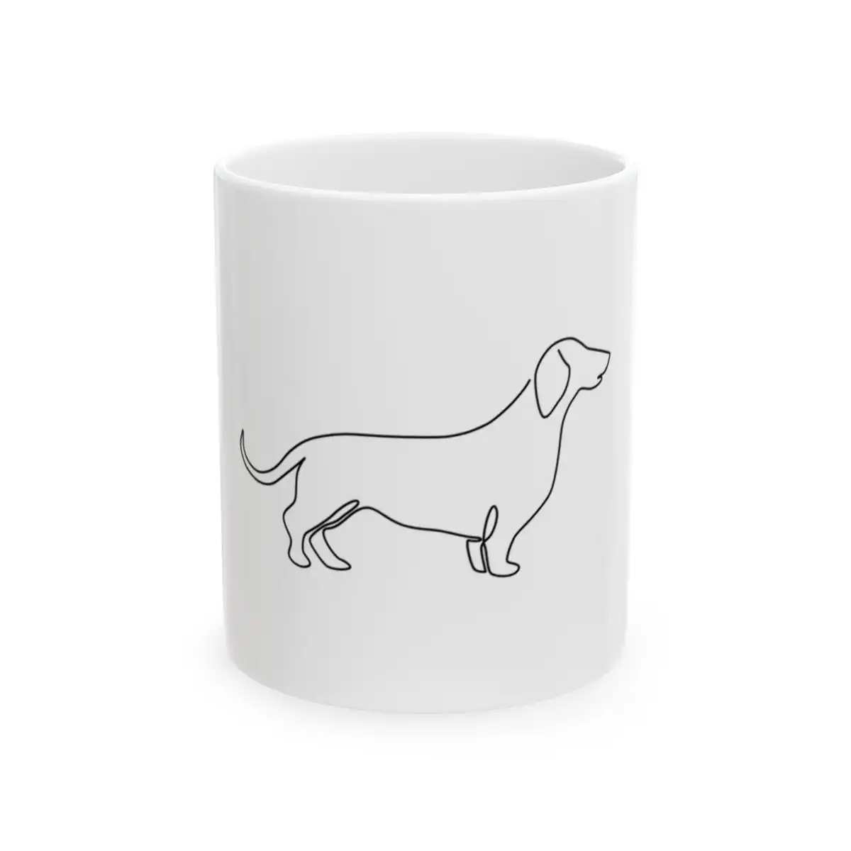 Dachshund One Line Art Mug