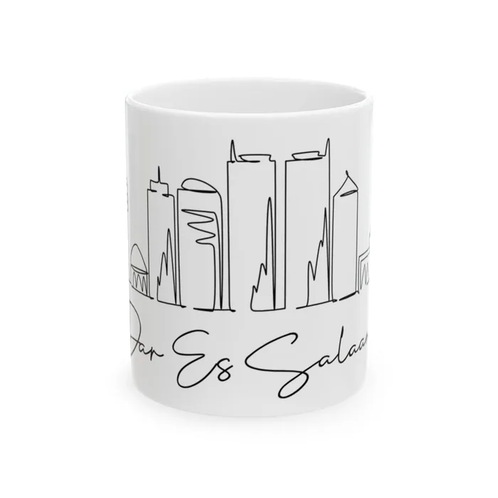 Dar es Salaam Skyline Mug
