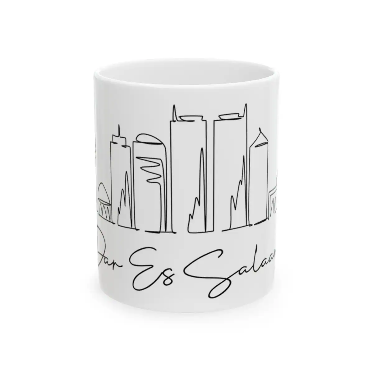 Dar es Salaam Skyline Mug