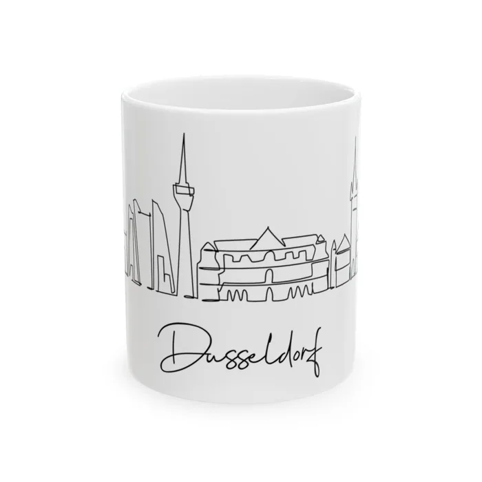 Dusseldorf Skyline Mug