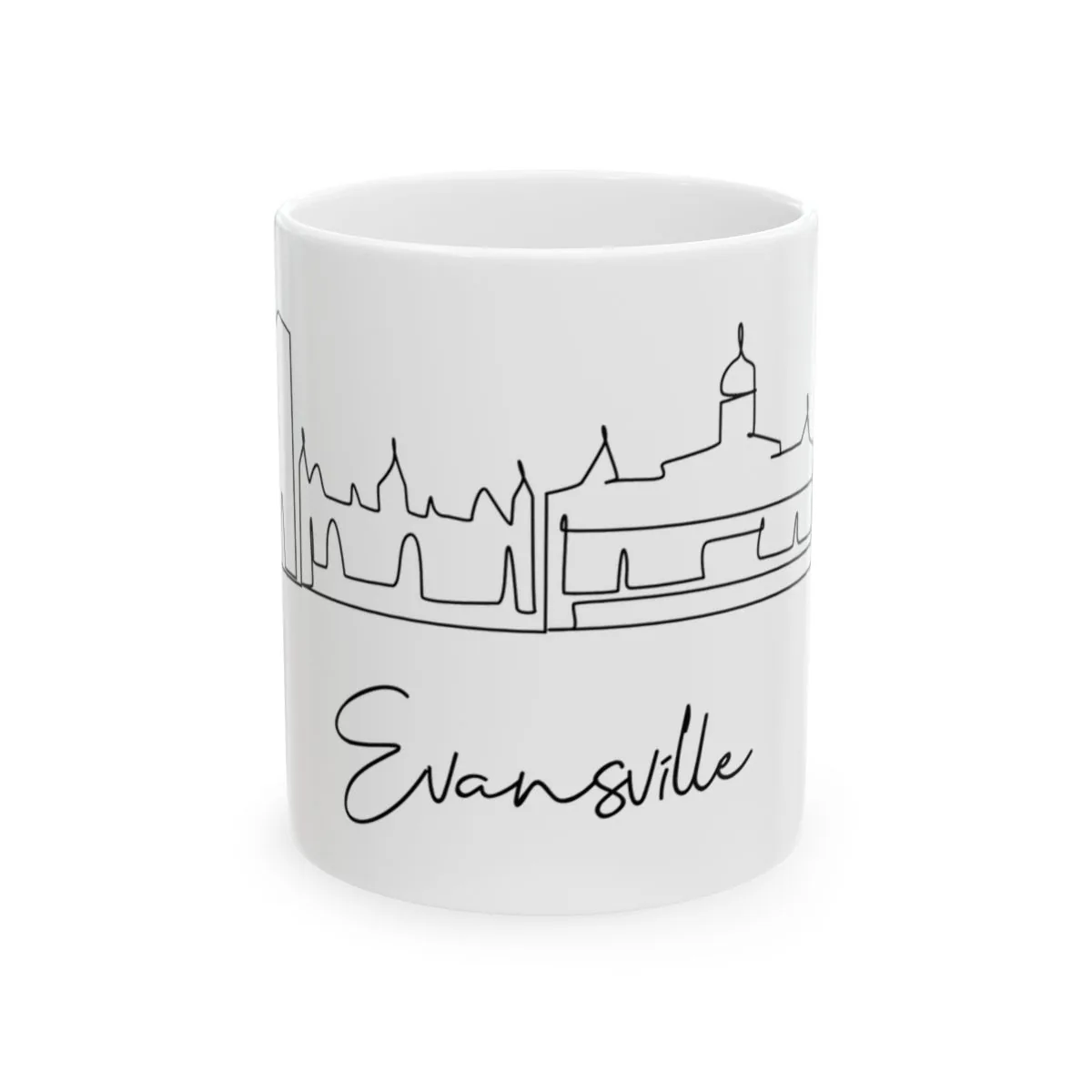 Evansville Skyline Mug
