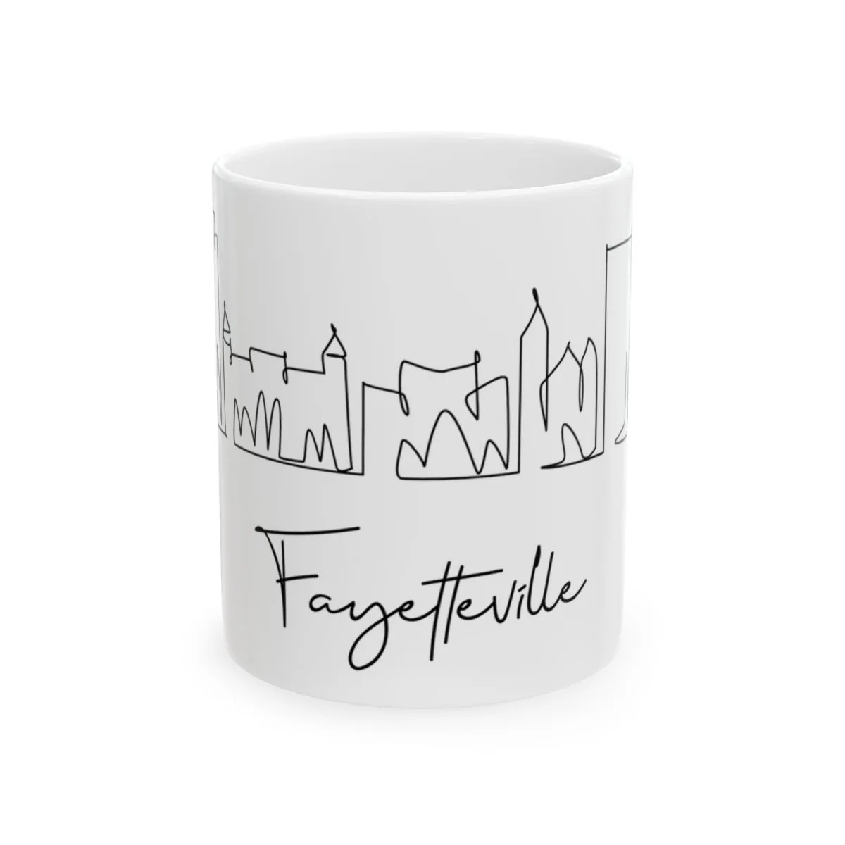 Fayetteville Skyline Mug