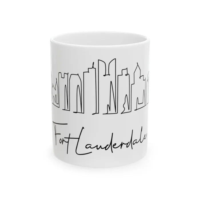 Fort Lauderdale Skyline Mug
