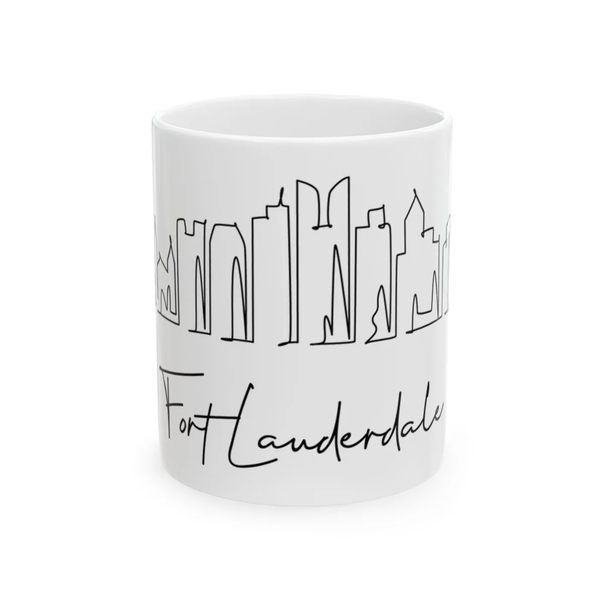 Fort Lauderdale Skyline Mug