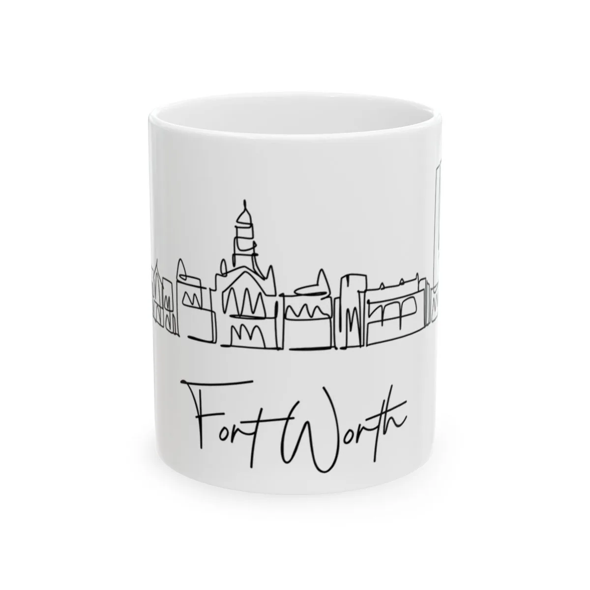 Fort Worth Skyline Mug