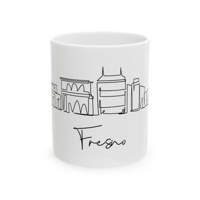 Fresno Skyline Mug