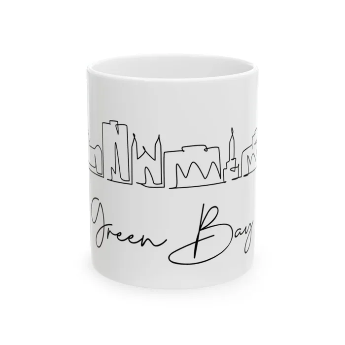 Green Bay Skyline Mug