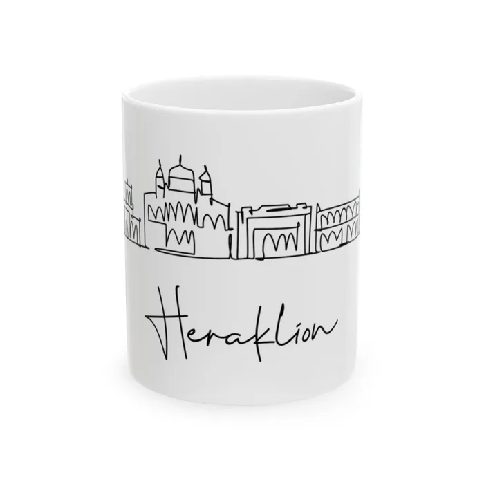 Heraklion Skyline Mug