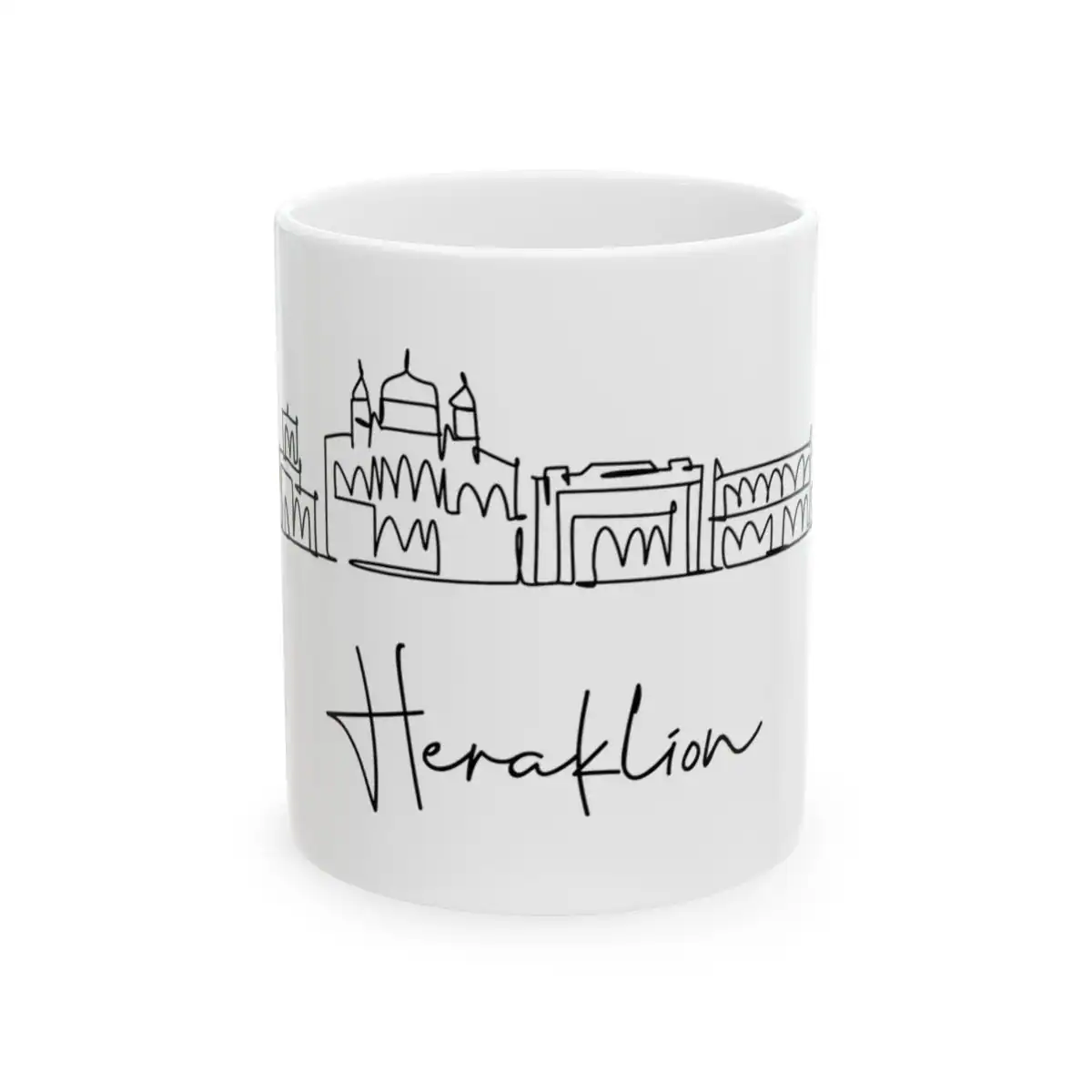 Heraklion Skyline Mug