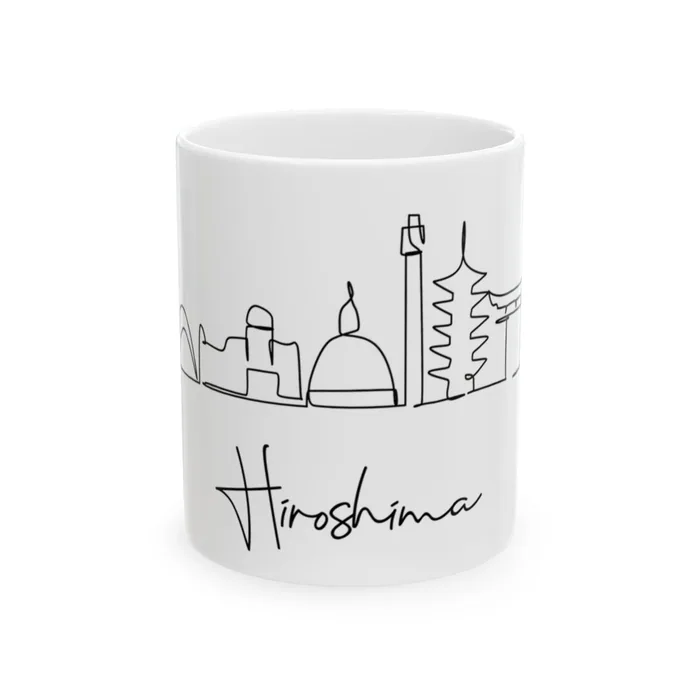 Hiroshima Skyline Mug