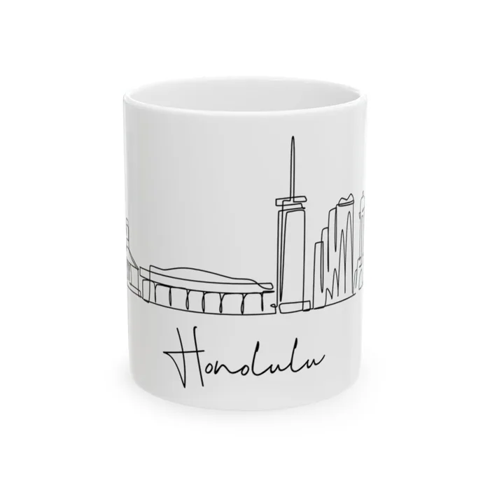 Honolulu Skyline Mug
