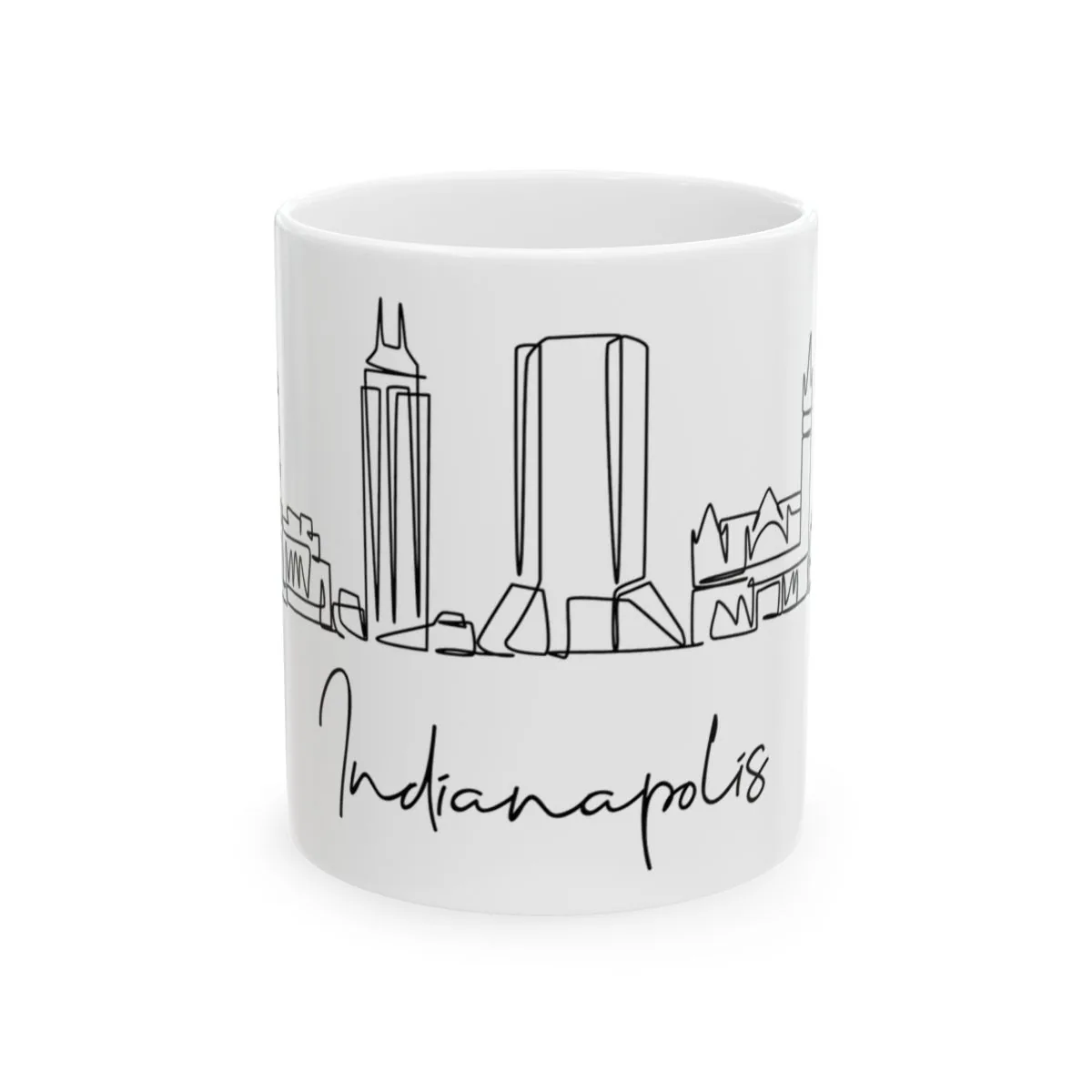 Indianapolis Skyline Mug