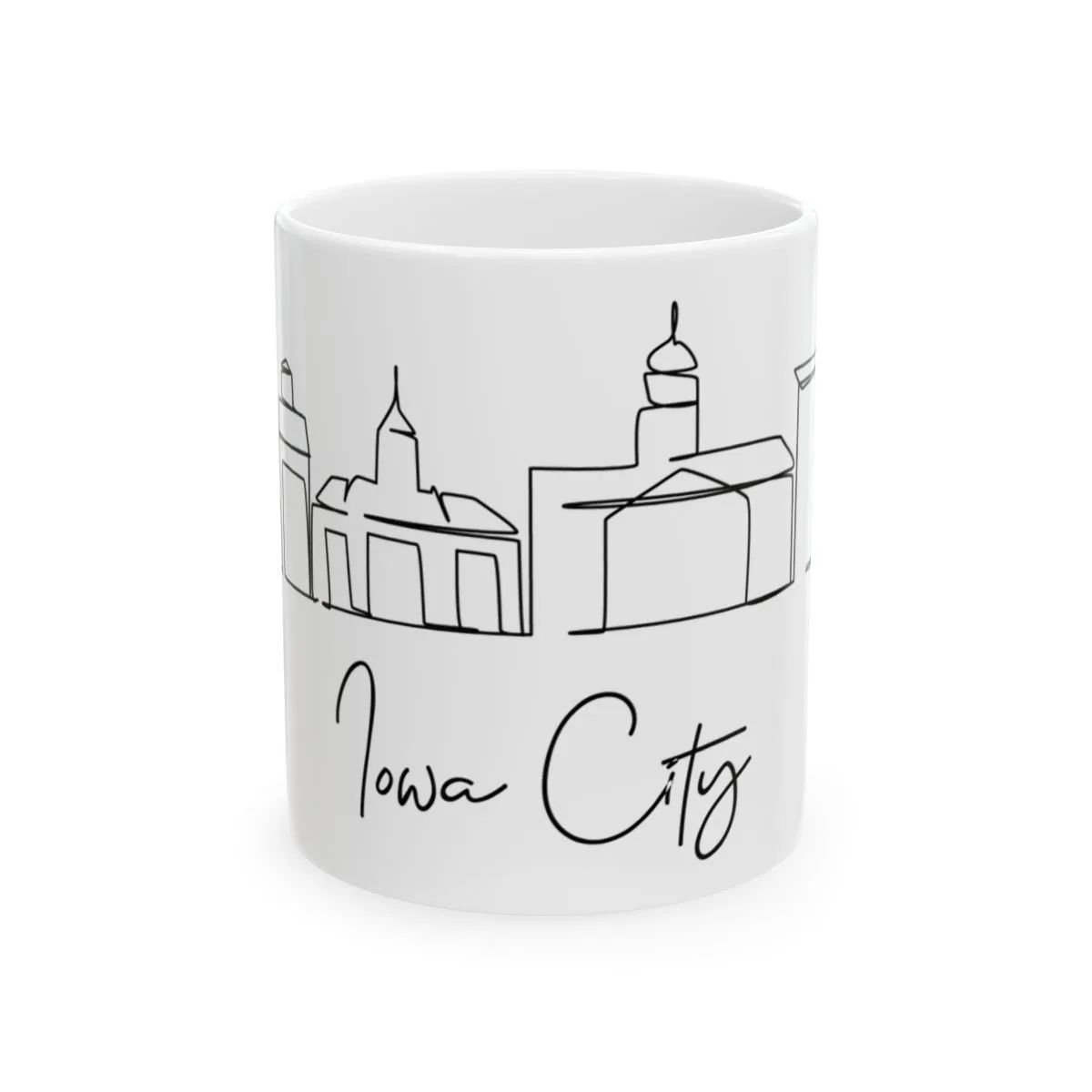 Iowa City Skyline Mug