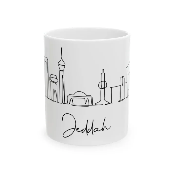 Jeddah Skyline Mug