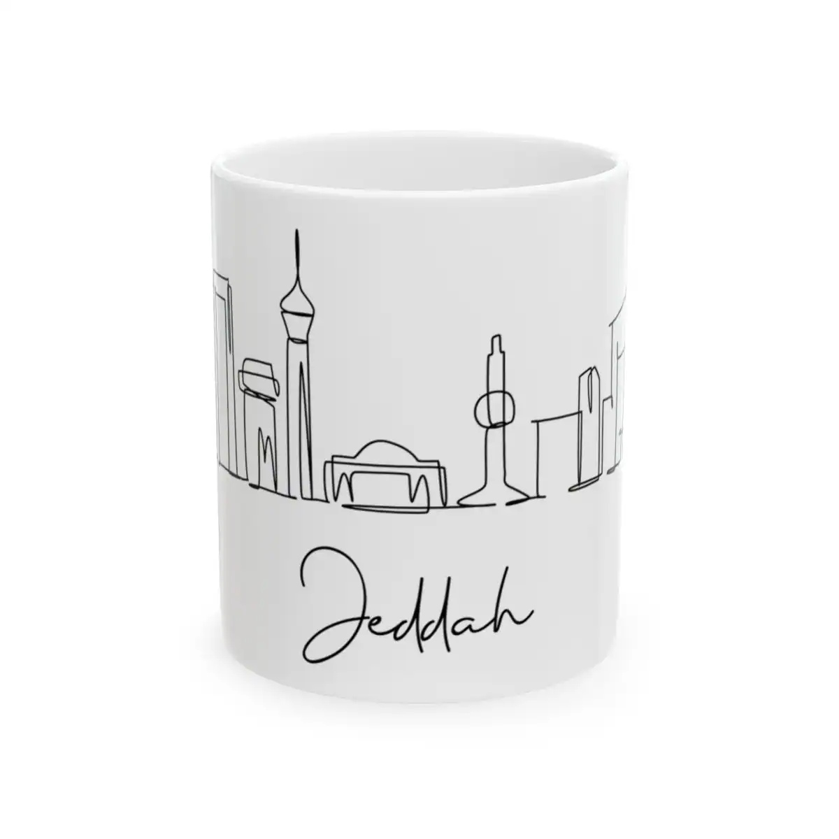 Jeddah Skyline Mug