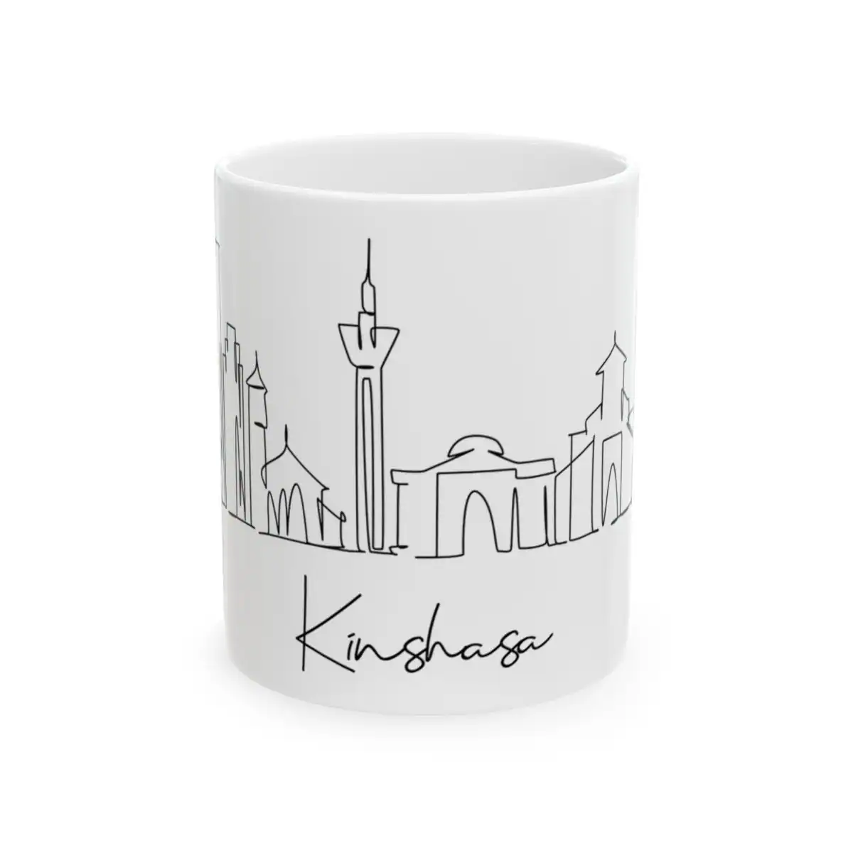 Kinshasa Skyline Mug
