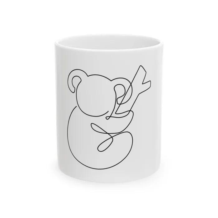 Koala One Line Art Mug
