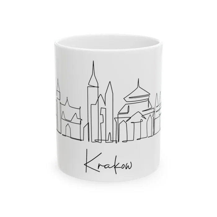Krakow Skyline Mug