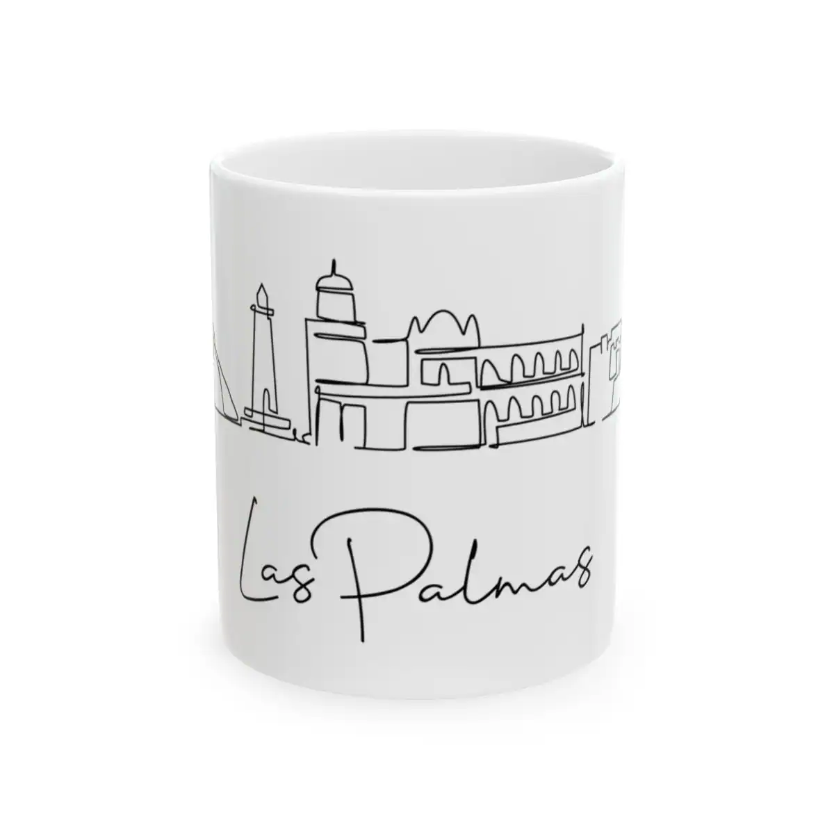 Las Palmas Skyline Mug