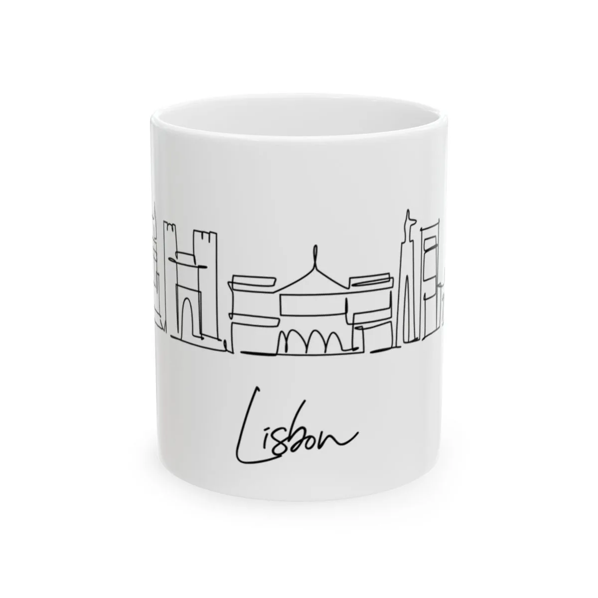 Lisbon Skyline Mug