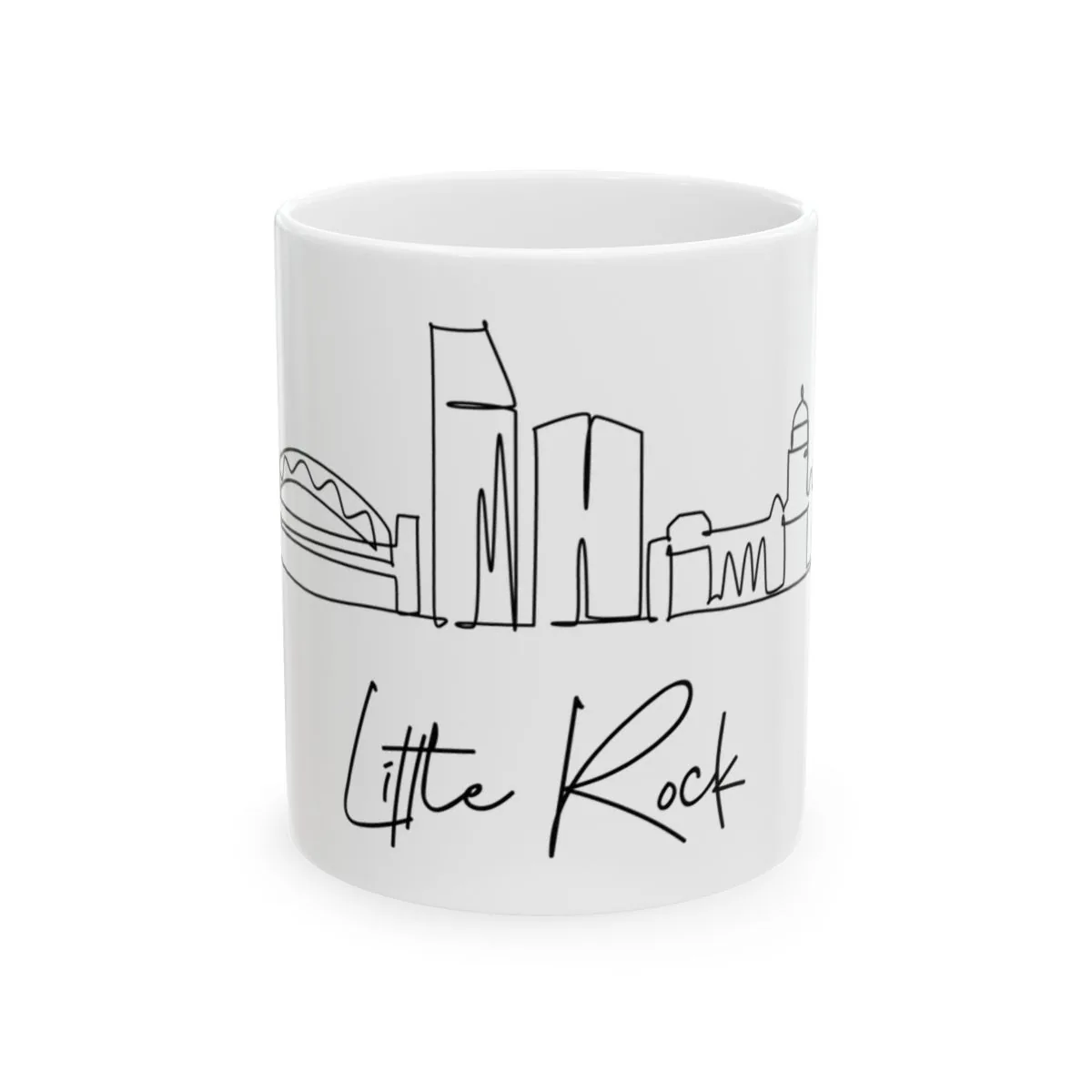 Little Rock Skyline Mug