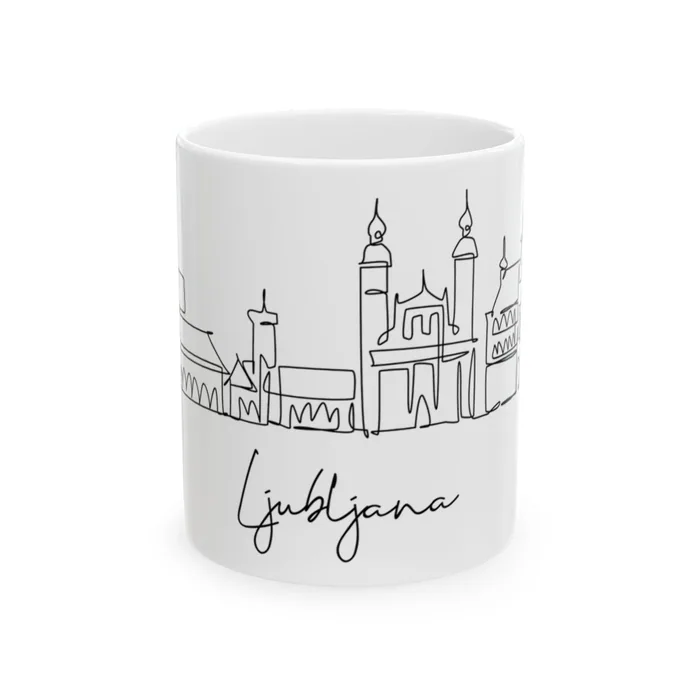 Ljubljana Skyline Mug