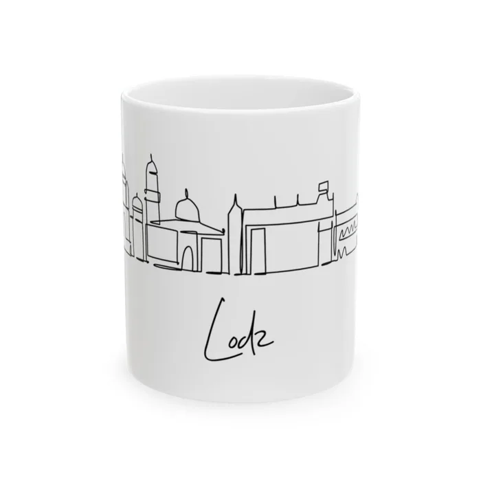 Lodz Skyline Mug