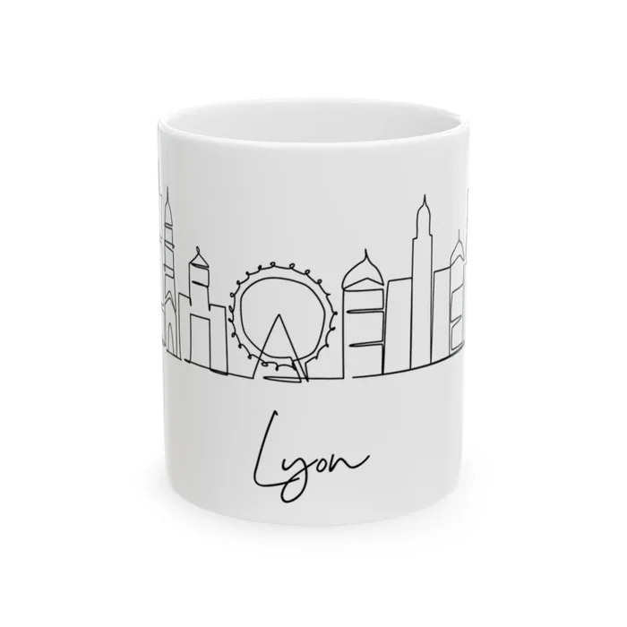 Lyon Skyline Mug