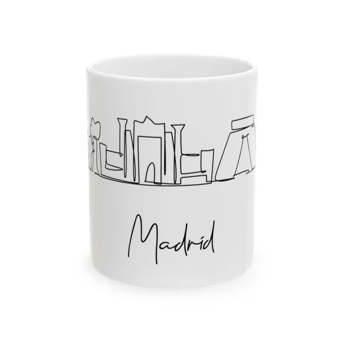 Madrid Skyline Mug
