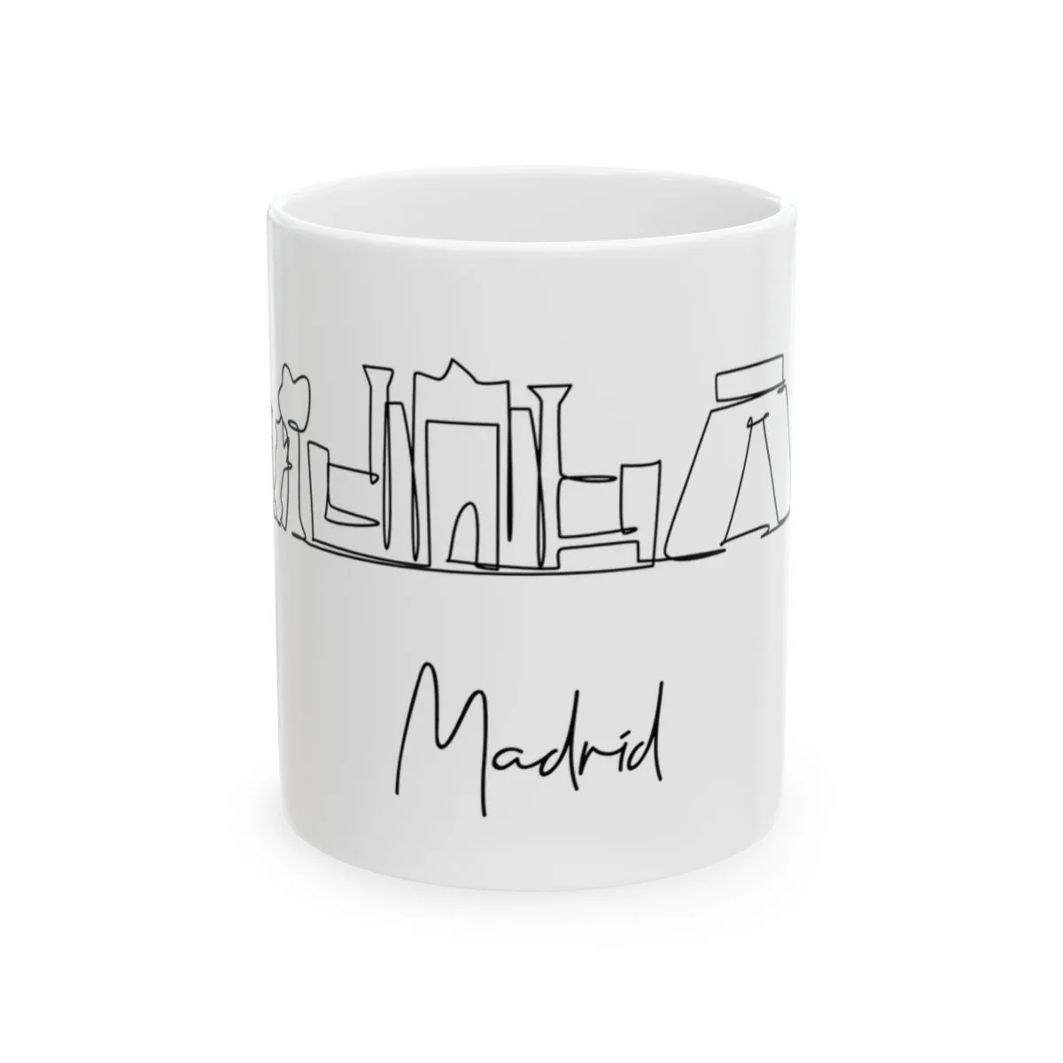 Madrid Skyline Mug