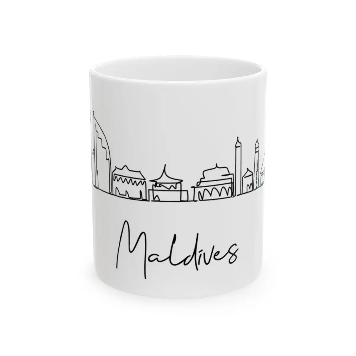 Maldives Skyline Mug