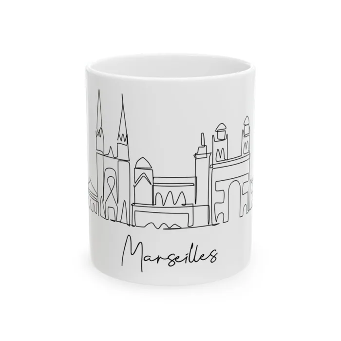 Marseilles Skyline Mug