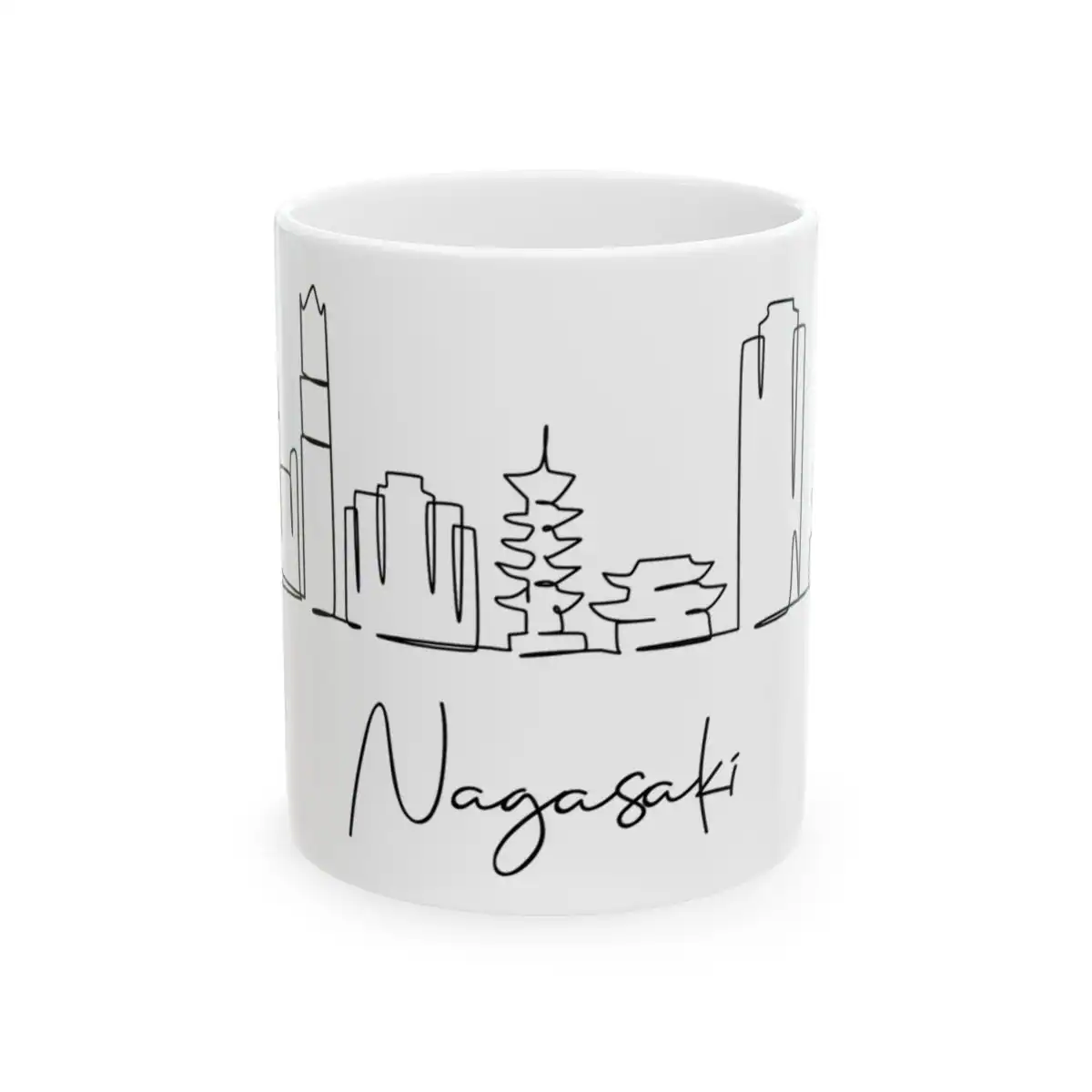 Nagasaki Skyline Mug