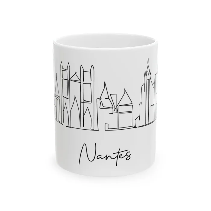Nantes Skyline Mug