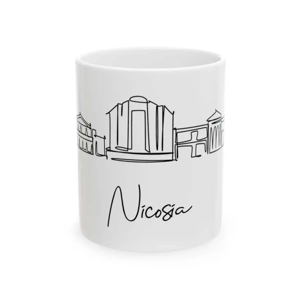 Nicosia Skyline Mug