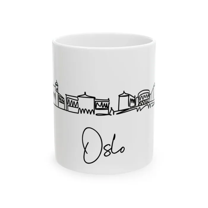 Oslo Skyline Mug