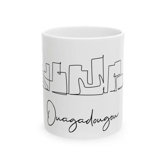 Ouagadougou Skyline Mug