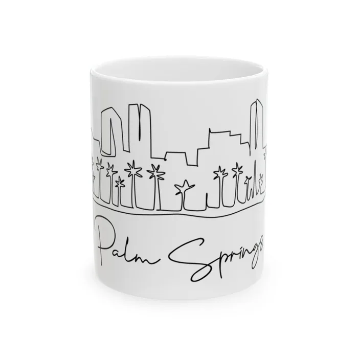 Palm Springs Skyline Mug