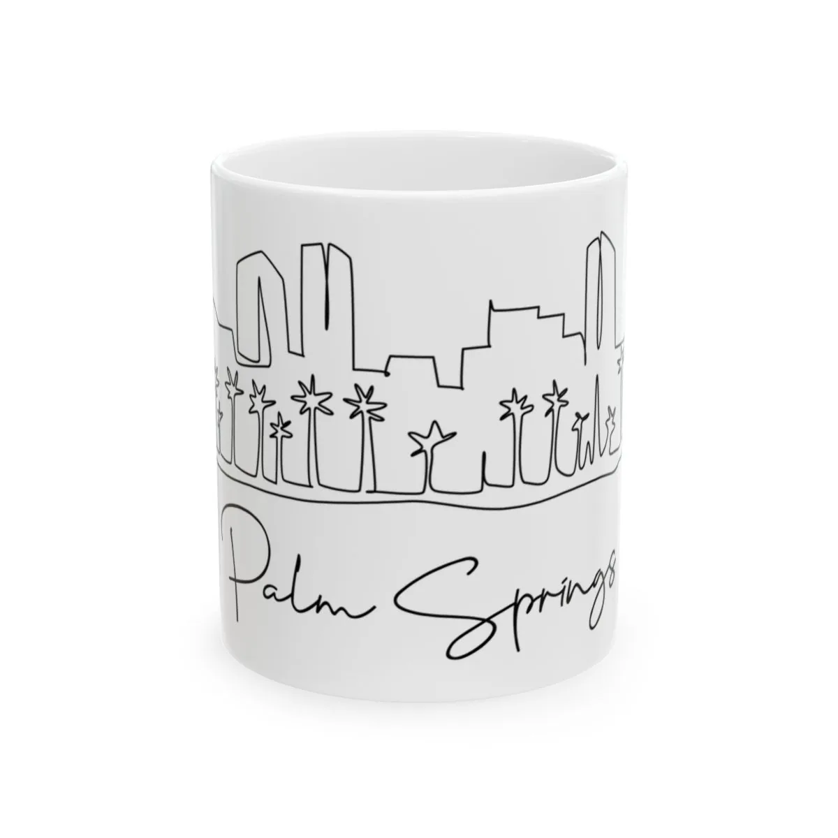 Palm Springs Skyline Mug
