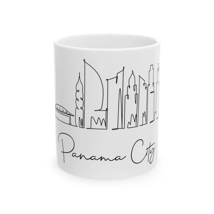 Panama City Skyline Mug
