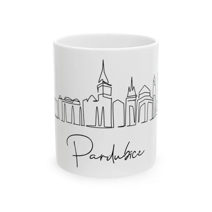 Pardubice Skyline Mug