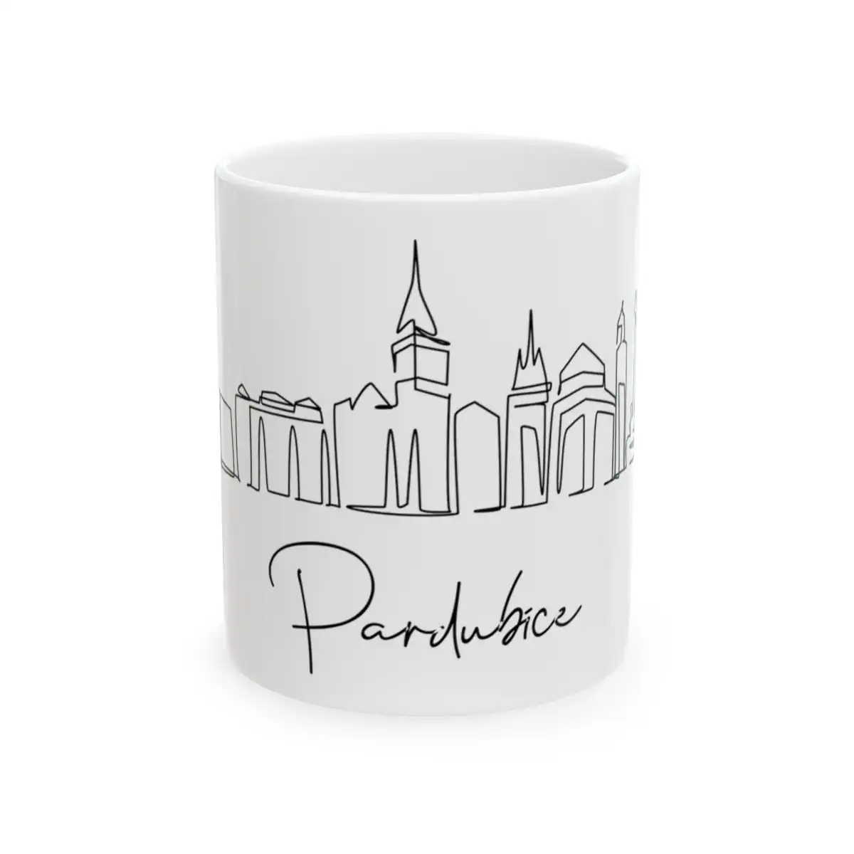 Pardubice Skyline Mug